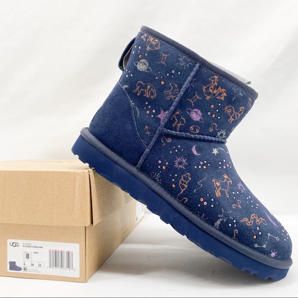 UGG Classic MINI Zodiac Boots Color Starry Night - Picture 8 of 16